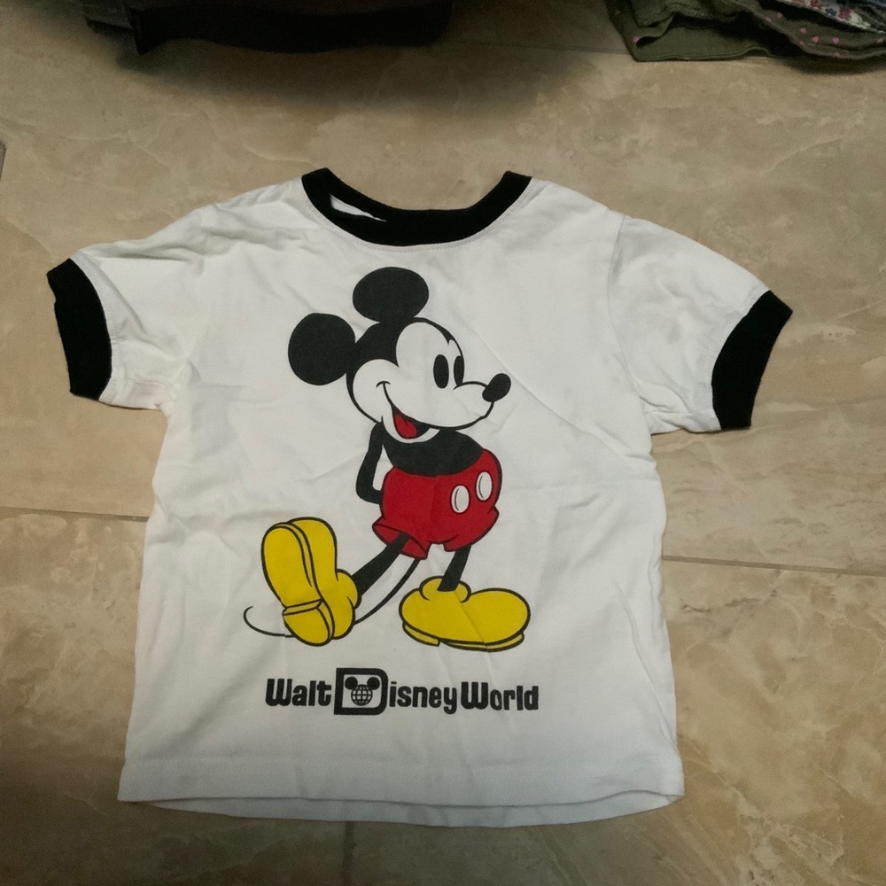 Disney Mickey ringer tee 2 2t